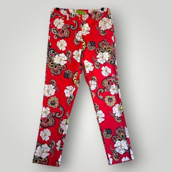 Island Republic 2 Pc Set Woman's Jacket 12 Pants 6 Cotton Blend Pant Suit - Picture 4 of 16